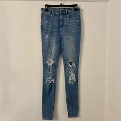 American Eagle The Dream Jean Denim Blue Jean size 4 Long