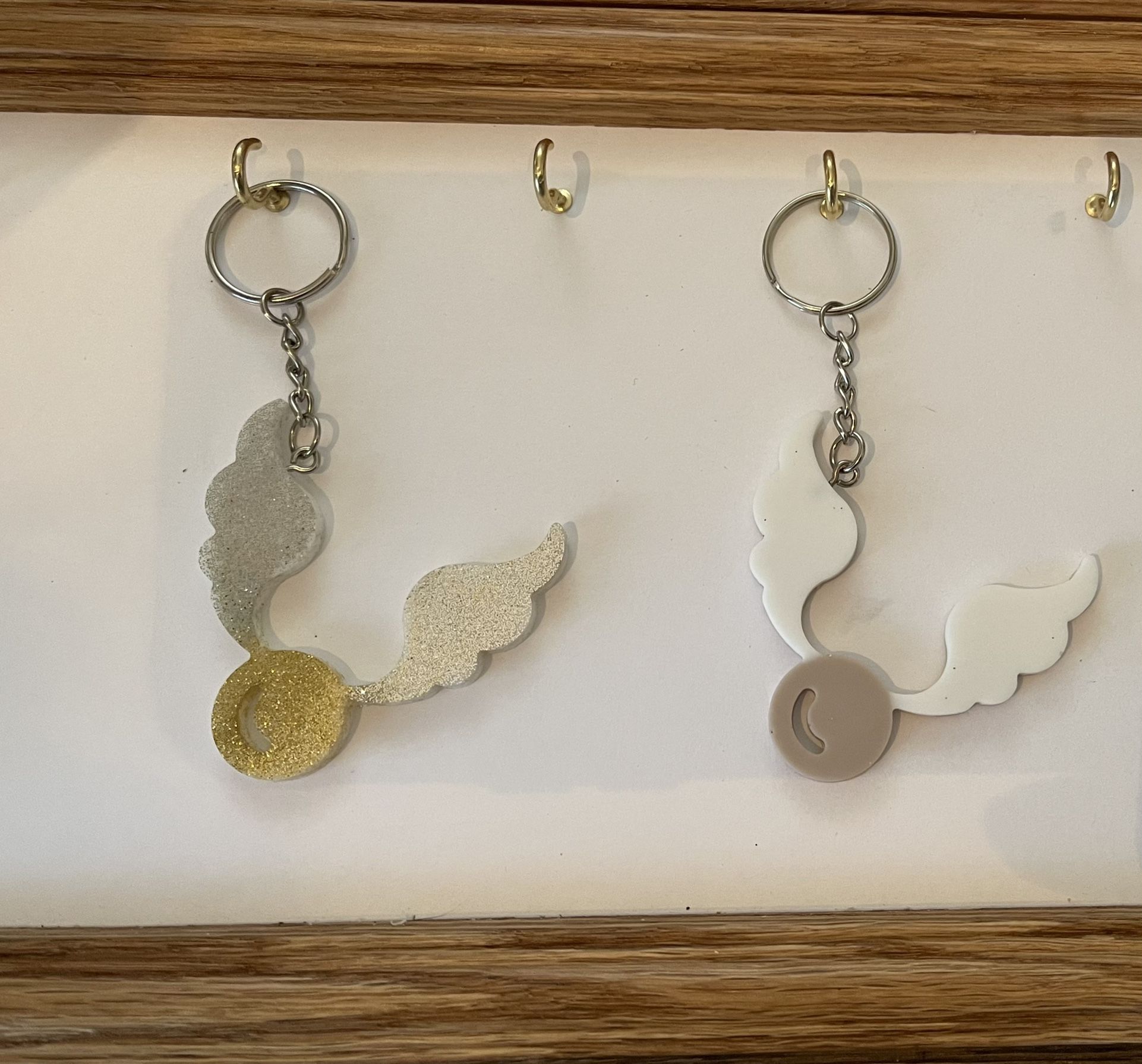Harry Potter Flying Snitch Keychains