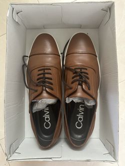 Calvin Klein Brown Dress Shoes 10.5