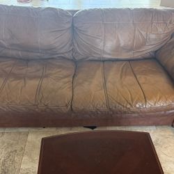Leather Couch 