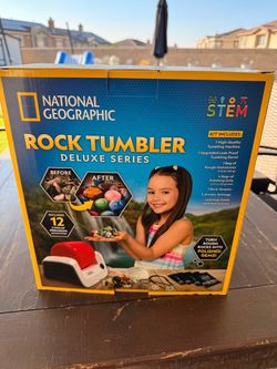 National Geographic Rock Tumbler Deluxe Series