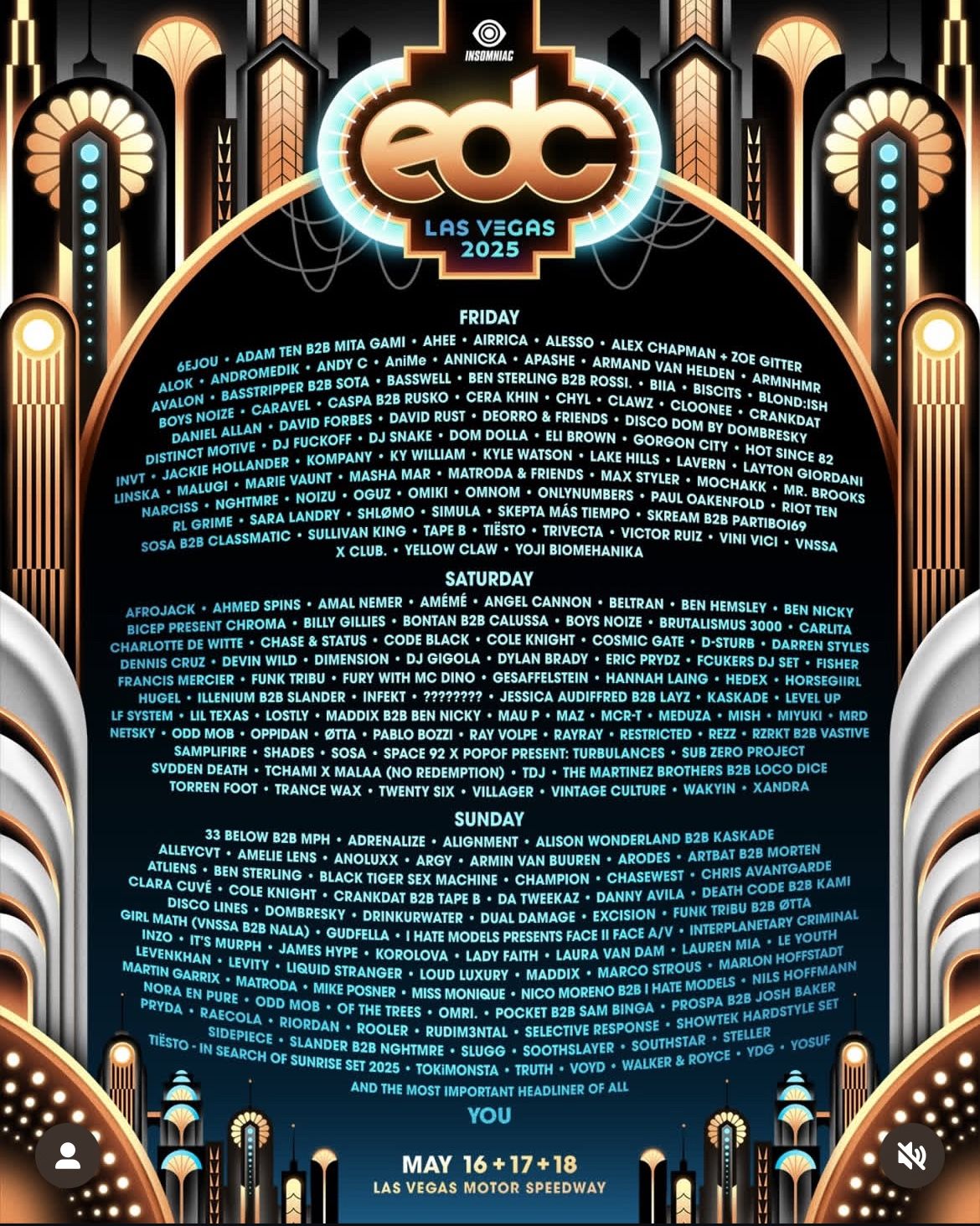 2025 EDC VEGAS GA WRISTBAND