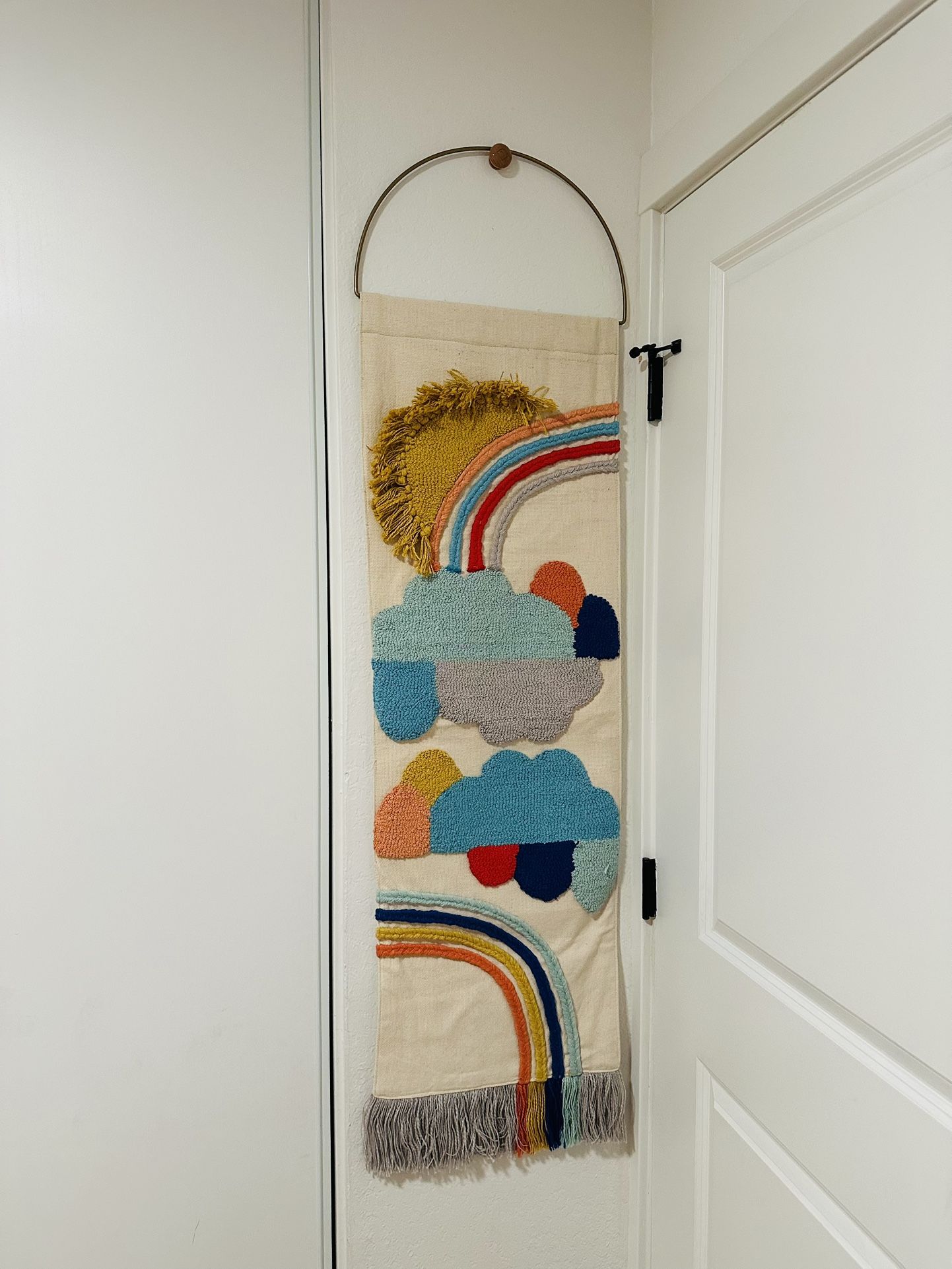 Pottery Barn Kids Woven Rainbow Tapestry