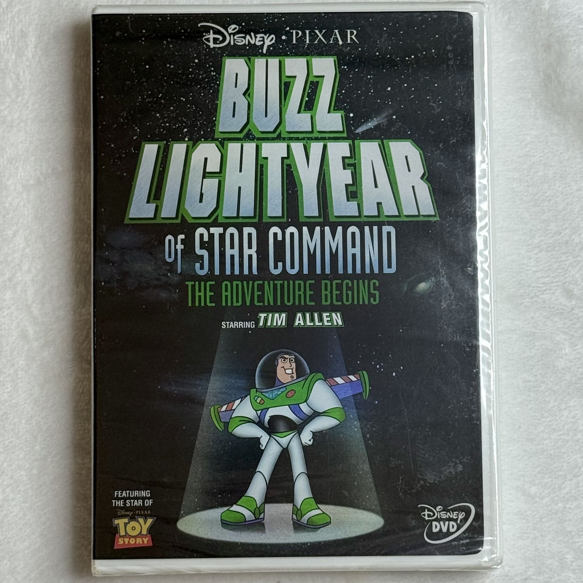 Disney Pixar Buzz Lightyear of Star Command Adventure Begins DVD 2000 Brand New