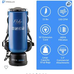 Commercial Backpack Vacuum  