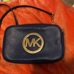Blue Michael Kors small bag