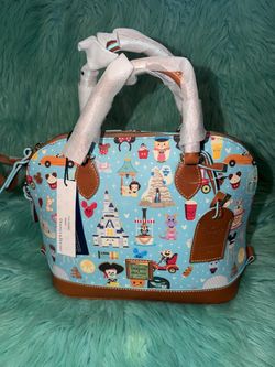 Disney Parks Dooney & Bourke Jerrod Maruyama Zip Satchel NWT