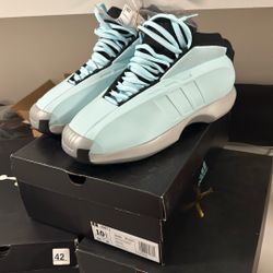 Adidas Crazy One Skylight Blue Size 10.5 Brand New