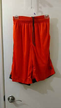 Brand New Men's 2-Pack Basketball Shorts (Orange and Gray ) Size Small