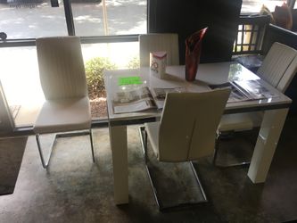 New Dining Table and Chairs