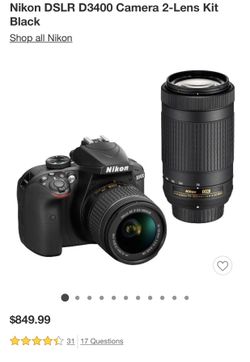 Nikon D3400 Bundle