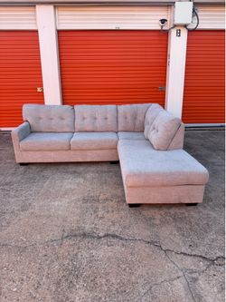 Beige Sectional Couch