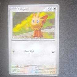 Lillipup Pokémon Trading Card