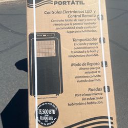 Ac Unit Portable 13500 BTU In Box.  Toshiba.  6 Month Warranty