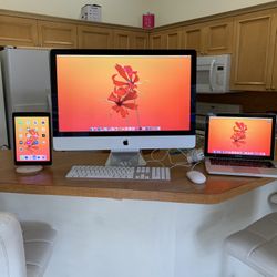 Combo Apple , iMac 27 Inch i7 , MacBook Pro iPad Air Wifi Cellular 