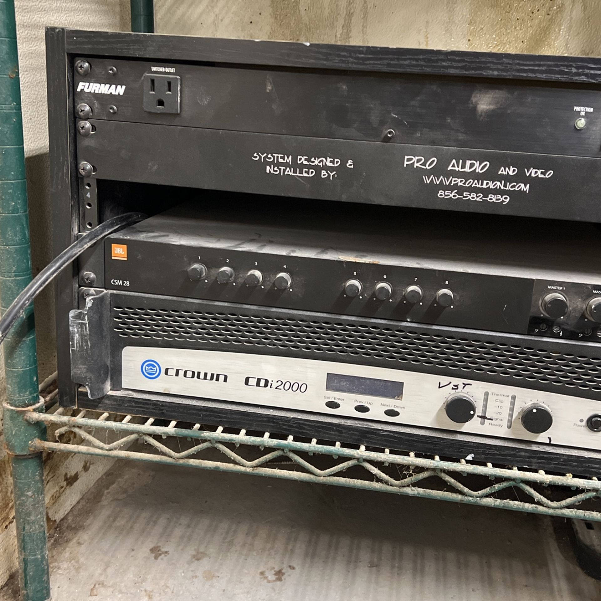 Crown Cdi 2000 Audio