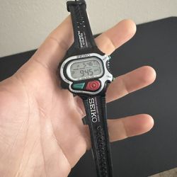 Rare Vintage Seiko Super Runners S(contact info removed) Men’s Digital Sports Watch JDM 1990s