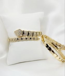 14k Gold-plated Bangle 