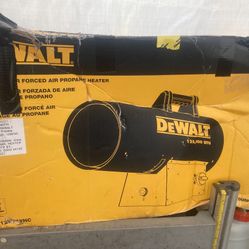 Forced air propane heater with an electric water heater 