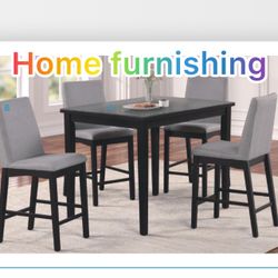Furniture table with four chairs