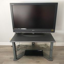 35" Sony Bravia TV with stand