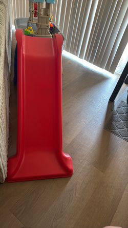 Red Plastic Kids Toddler Slide