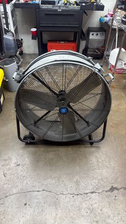 CD Large Industrial Drum Fan on Wheels