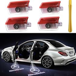 LED Mercedes Benz 4 Logo Door Light