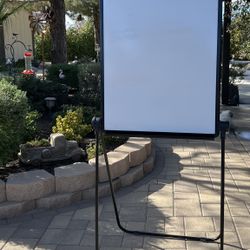 28”x34” Double-Sided Freestanding Whiteboard Easel