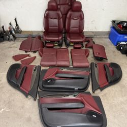 2013 Cadillac ATS Red Interior Set 