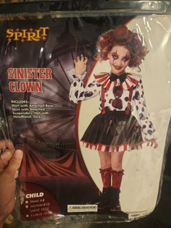 Clown costume for girls