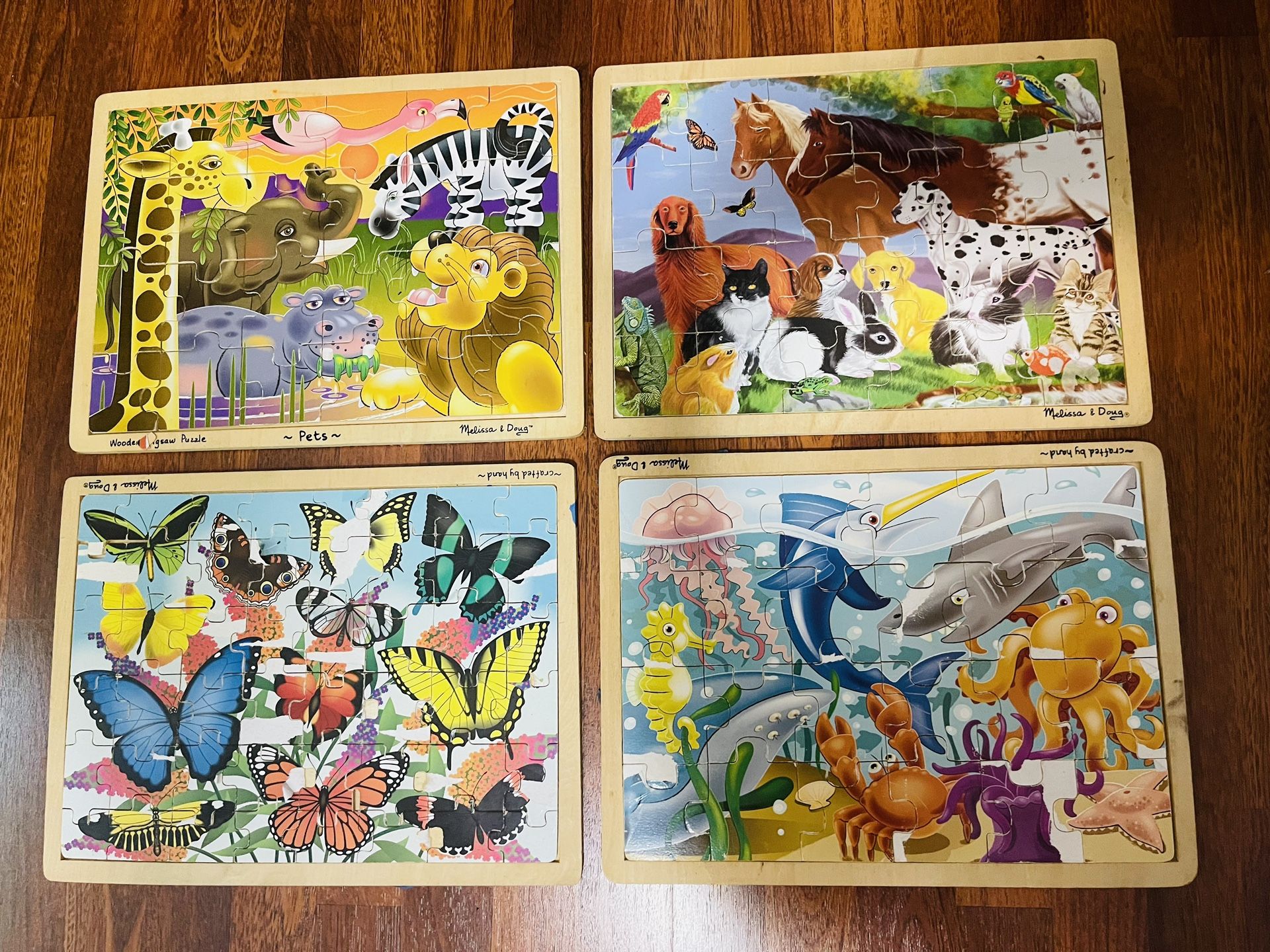 Four Kids Big Sizes Puzzles