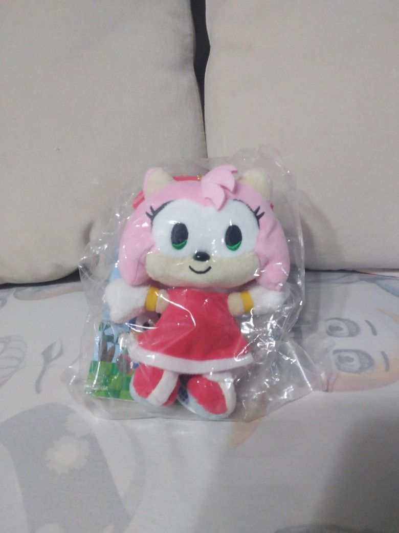 Sonic&Friends - Amy Plush Keykain - Official JP Exclusive
