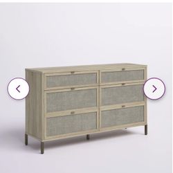 Portman Bedroom 6 Drawer Dresser Brand New In Sealed Box