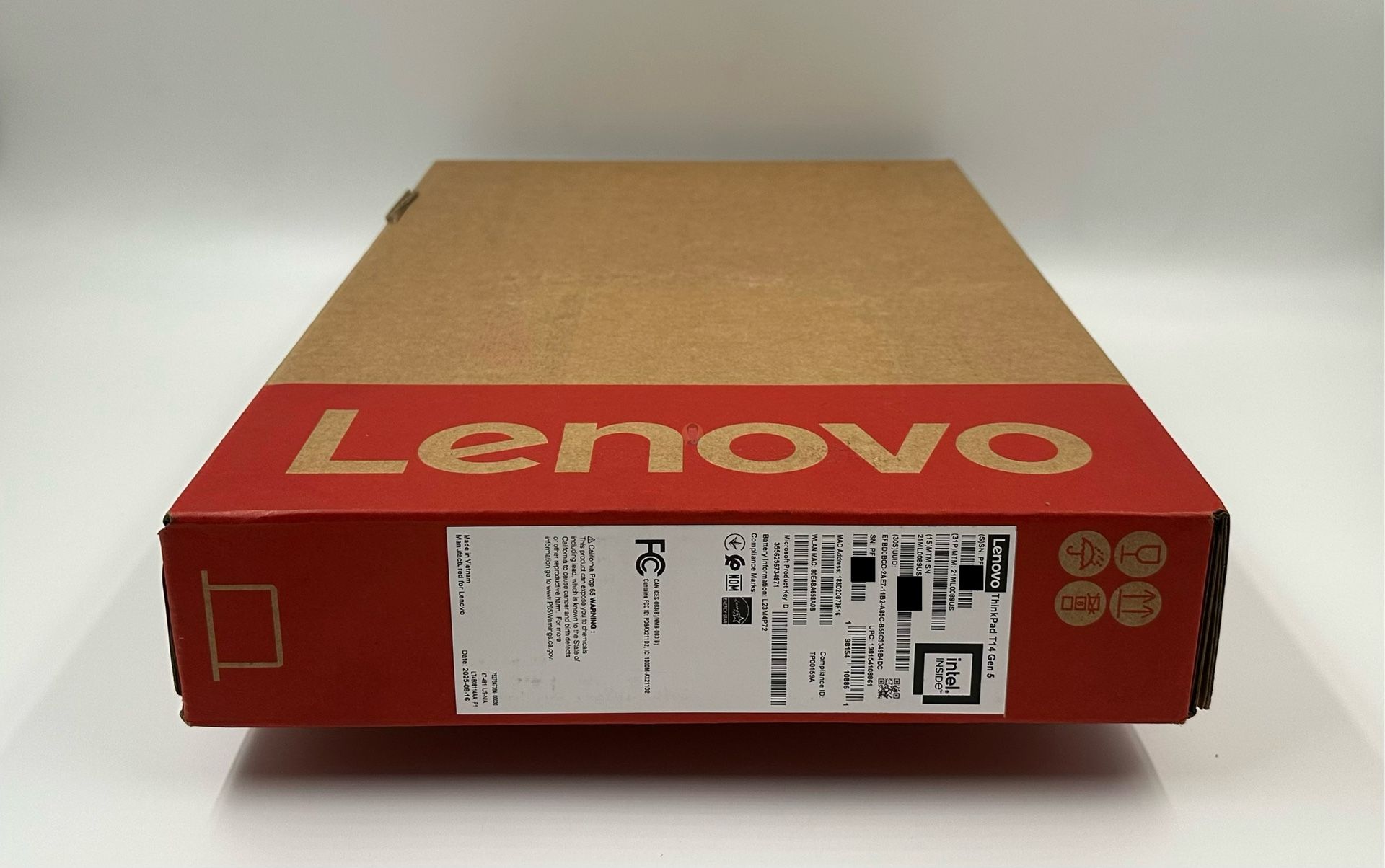 ThinkPad T14 Gen5 Ultra7 16GB 512GB SEALED