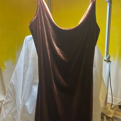 Velvet Brown Dress