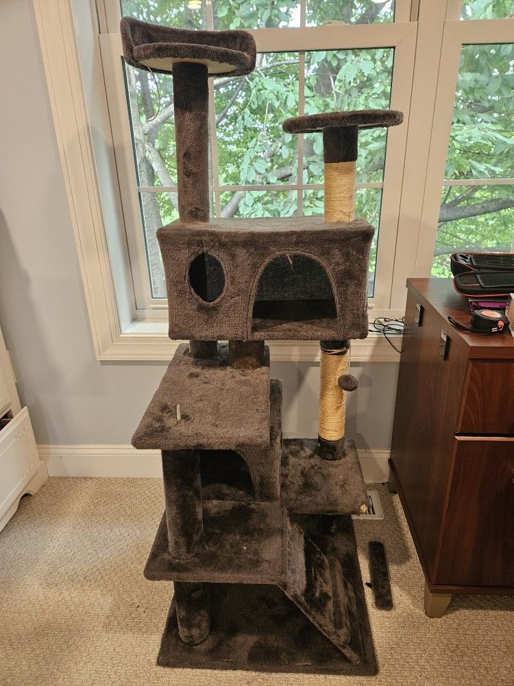 Cat Tower And Scratching Post