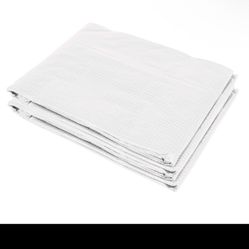 New in box 19.7' x 9.8' x 6.6' Plastic Greenhouse Cover Replacement, Heavy Duty Waterproof Tarp for Hoop House, Sheeting with 12 Windows, Door & Reinf