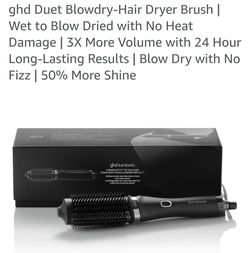 ghd Duet Blowdry-Hair Dryer Brush | Wet to Blow Dried with No Heat Damage |(OPEN BOX)