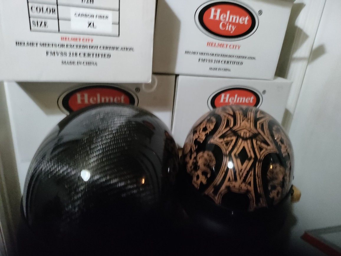 Helmets for sale 