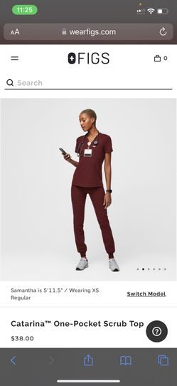 Womens Figs Scrub Set