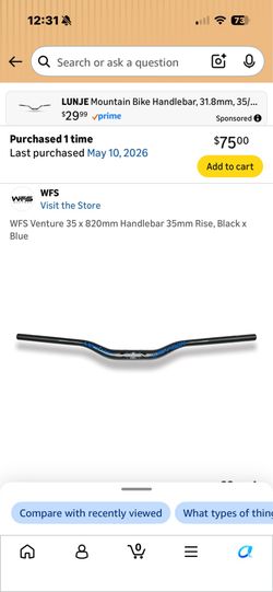 MTB handlebars.
