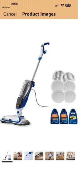 NEW BISSELL SpinWave Hard Floor Expert Corded Spin Mop Cleaner, 20393