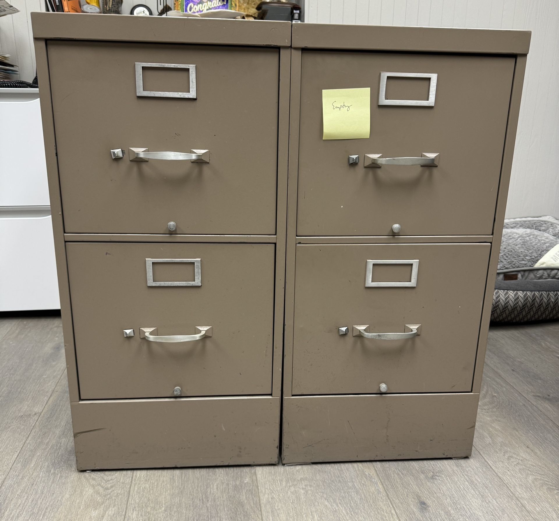 Free 2 Drawer Filing Cabinets.