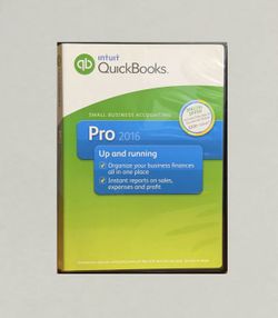 Intuit Quickbooks Desktop Pro 2016 DVD - Lifetime Key for Windows
