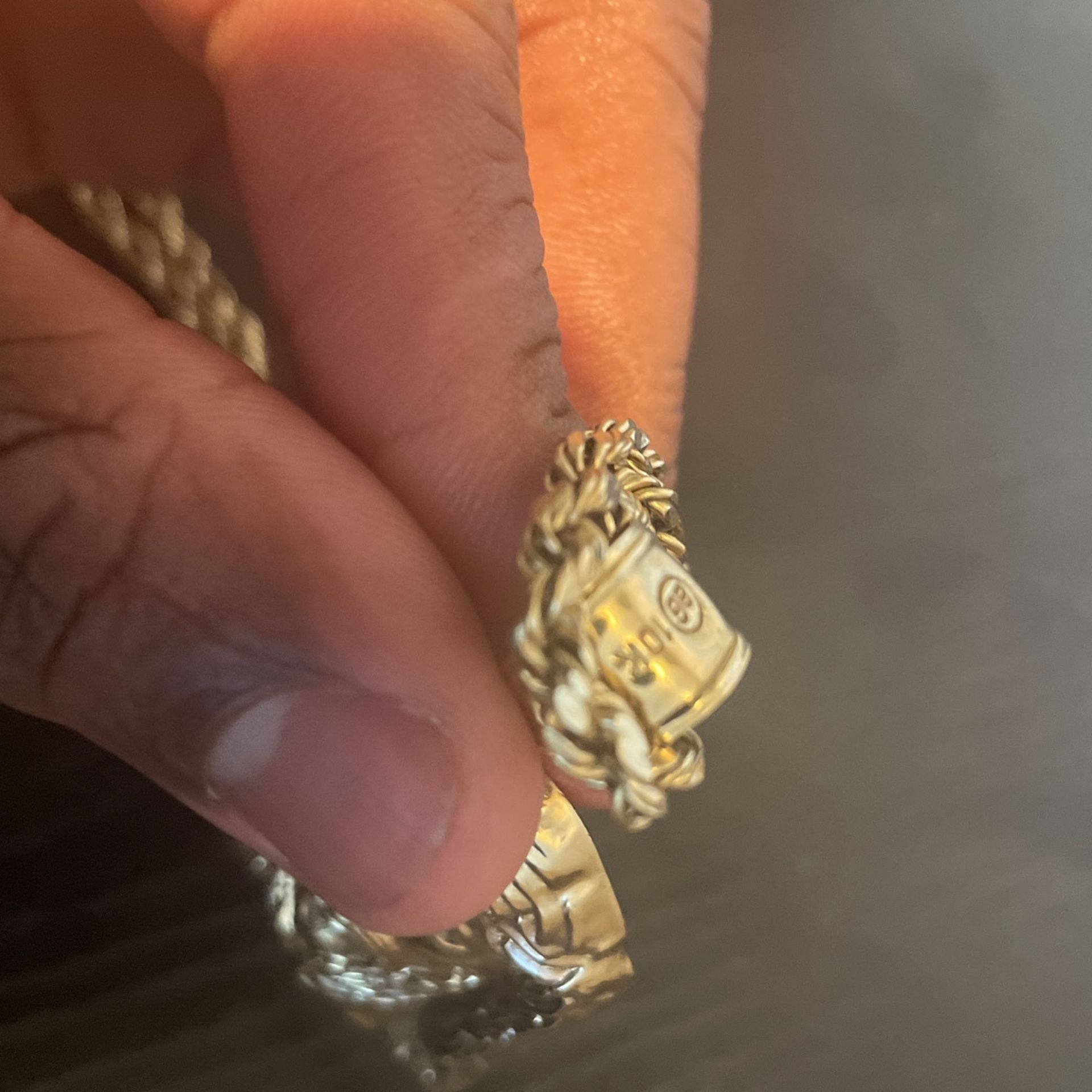 Gold Chain And Pendant 10k