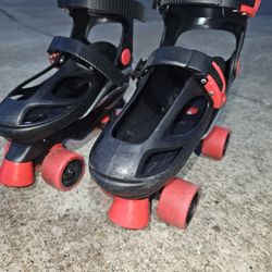 ROLLER DERBY YOUTH KIDS ADJUSTABLE SKATES SIZE12-2 RED