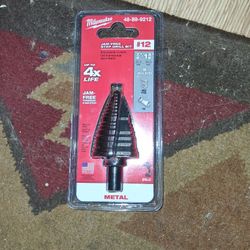   Milwaukee  Step Drill Bit I Have (4)  $25 Each Home Depot Sells Them $85 Each