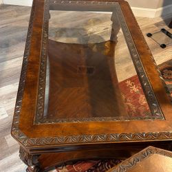 Gardener White Coffee Table And Side Table