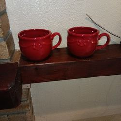 Princess House Pavilion Berry Soup Mugs For Sale